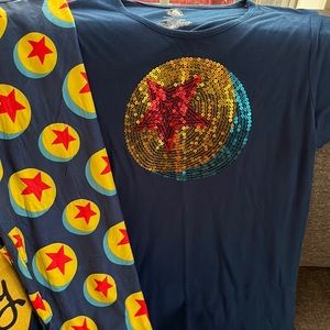 Disney Pixar leggings and top